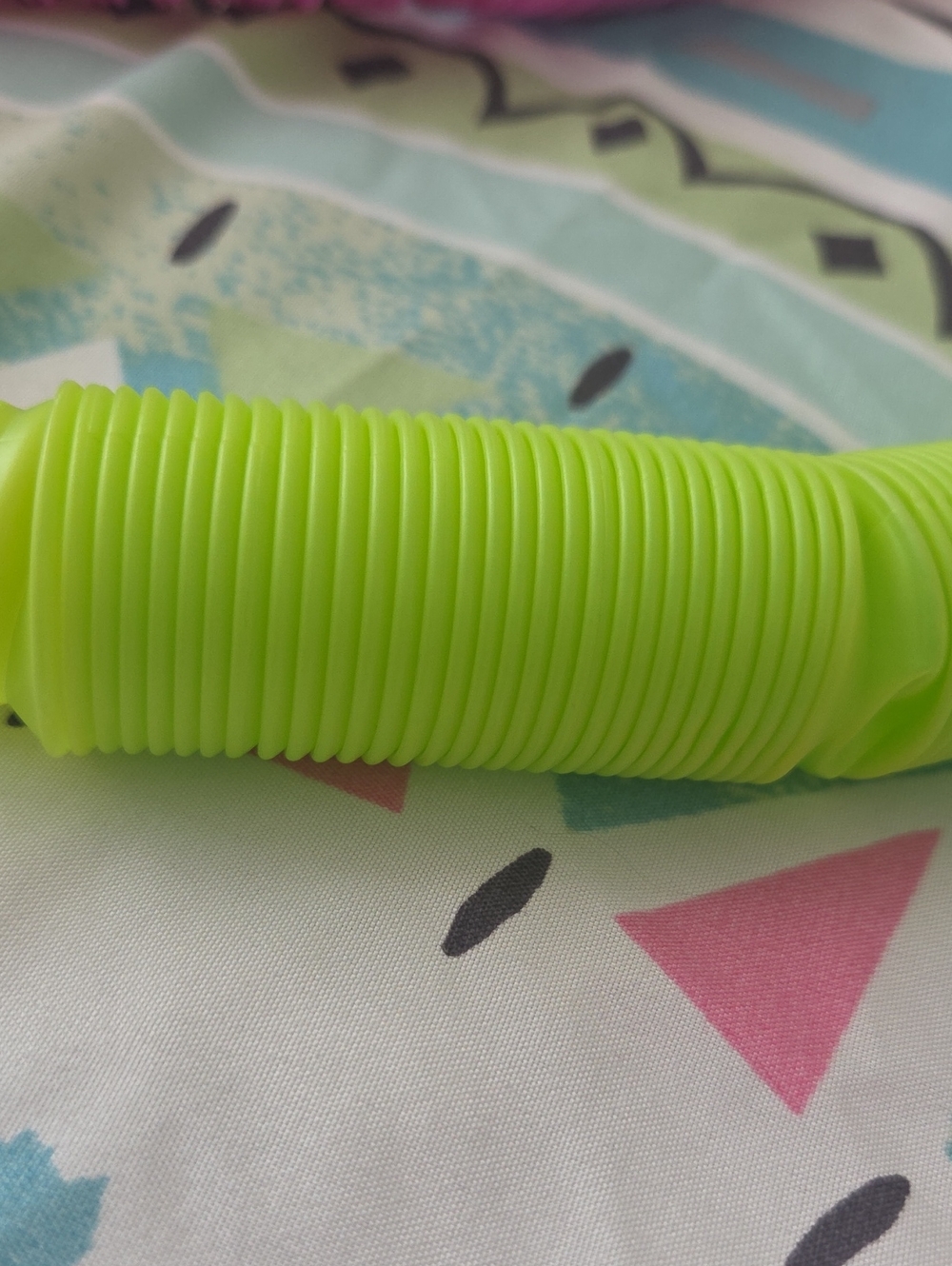 Neon Green Party Stretch Coil - Flexible Decorative Tube